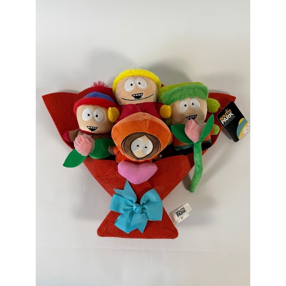 South Park Large Plush Bouquet - Cartman Kenny Kyle Stan 2026 - NWT
